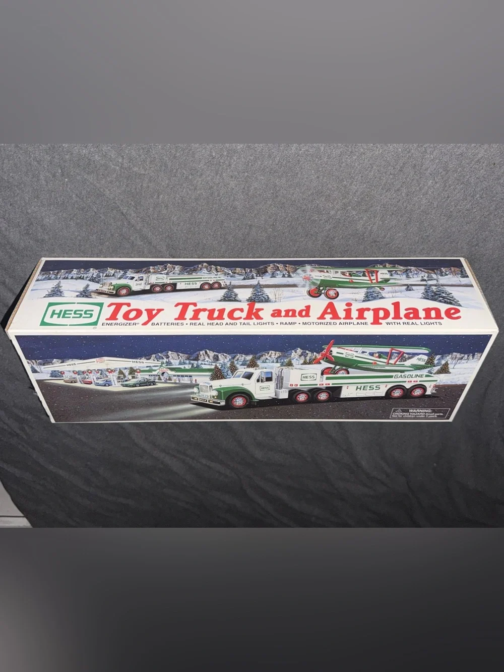 Vintage Hess Toy Truck Airplane NIB 2002 Y2K